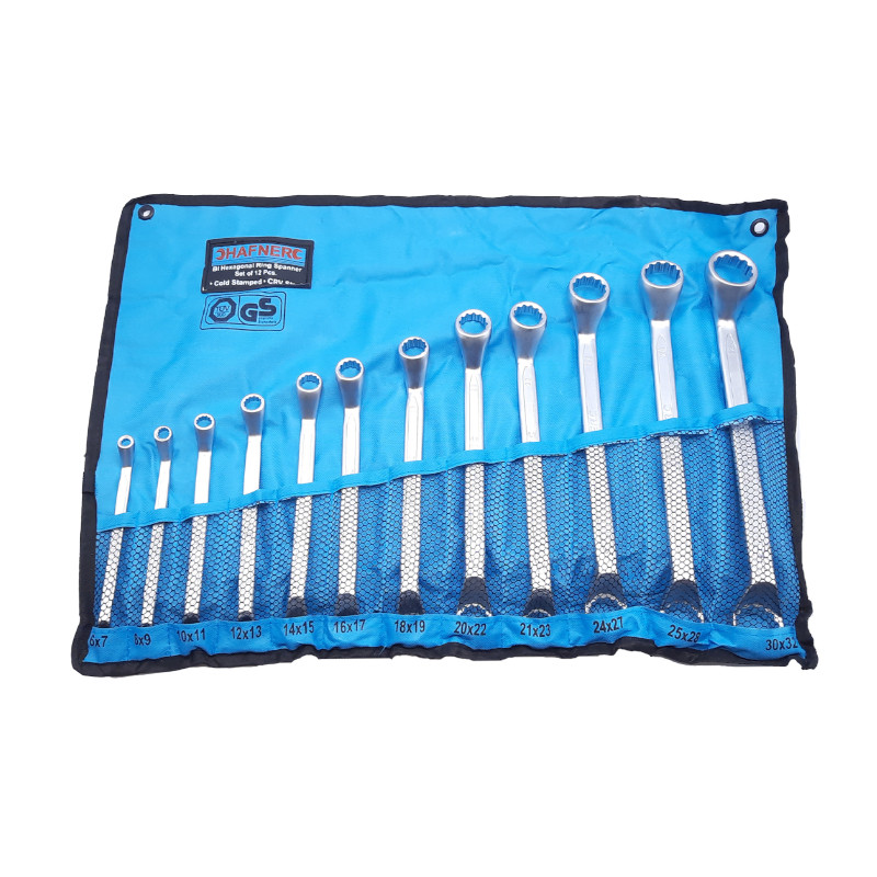 آچار دو سر رینگ هافنر مدل H-632 مجموعه 12 عددی