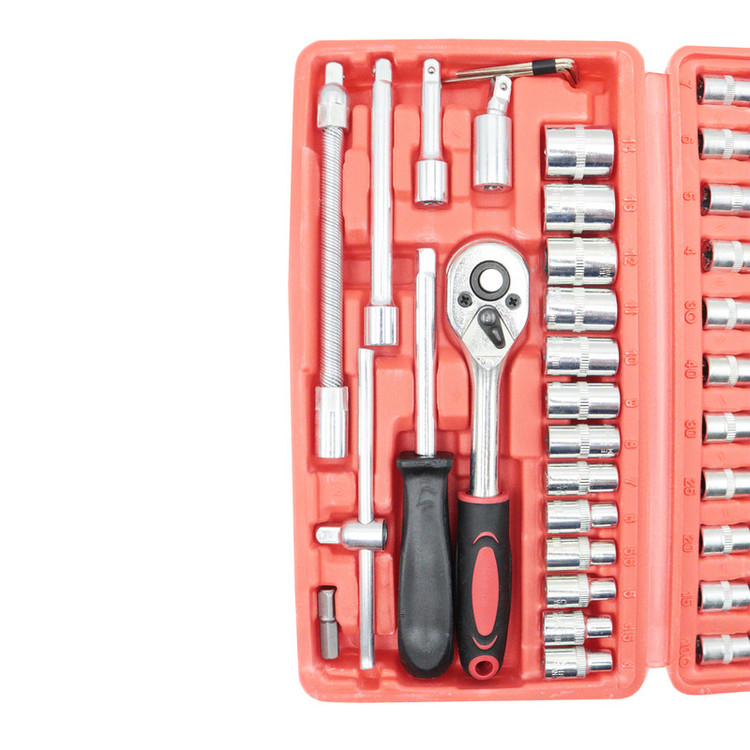 آچار بکس میتا تولز مدل YP-46PCS مجموعه 46 عددی