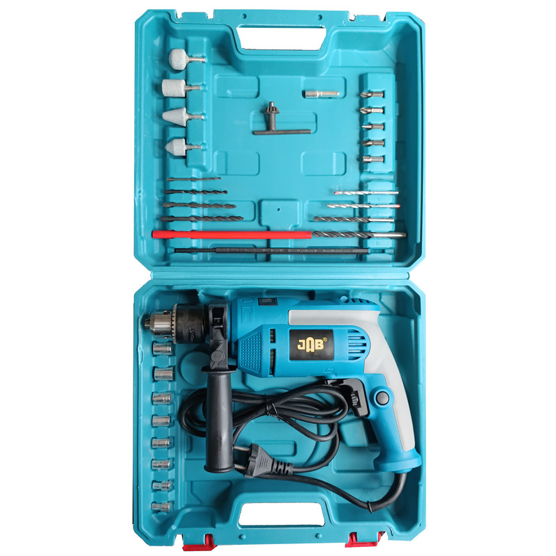 دریل برقی چکشی 13 میلیمتری 2800 وات جاب مدل JB-2500 M KIT مجموعه 32 عددی