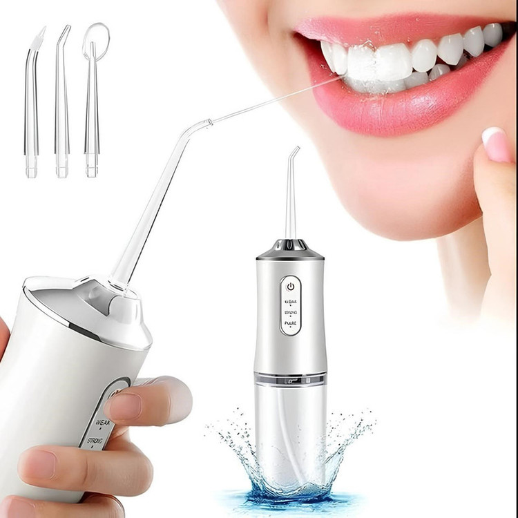 دستگاه شستوشوی دهان و دندان شارژی مدل Portable12 به همراه 4 سری