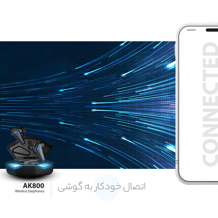 هدفون بلوتوثی مدل AK800