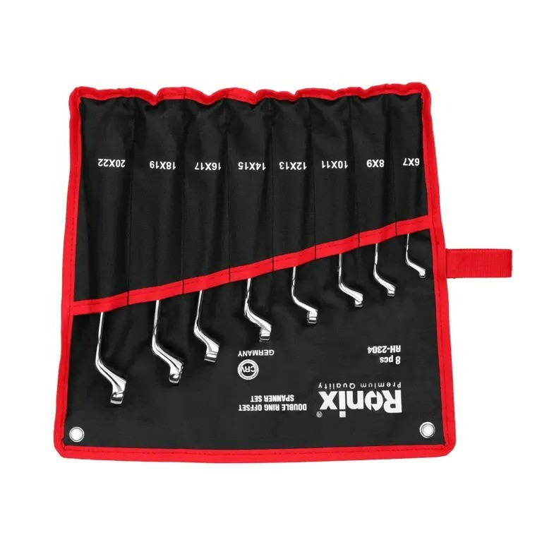 آچار دو سر رینگی رونیکس مدل RH-2304 مجموعه 8 عددی