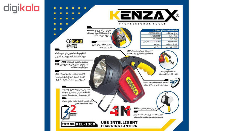 نور افکن دستی کنزاکس مدل KEL-1300