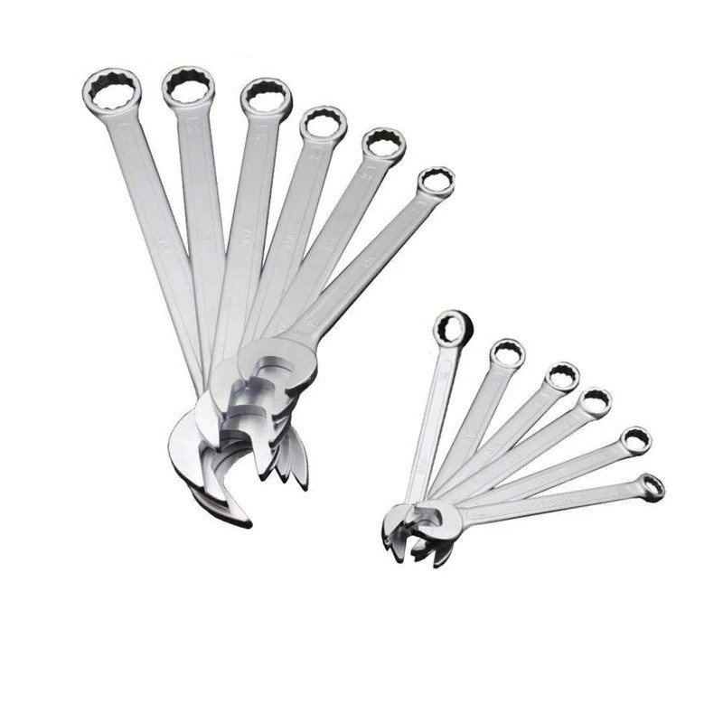 آچار یکسر تخت و یکسر رینگی آتا مدل YP-012 مجموعه 12 عددی