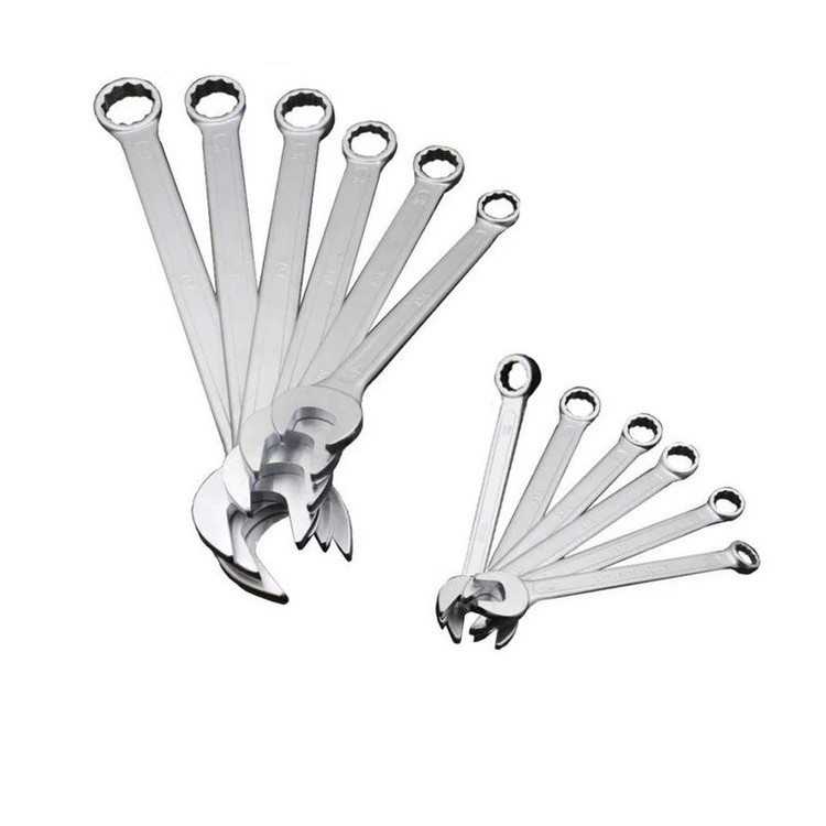 آچار یکسر تخت و یکسر رینگی آتا مدل YP-012 مجموعه 12 عددی