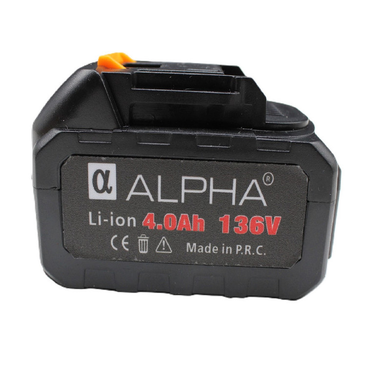 مینی فرز شارژی براشلس صنعتی دیمردار 115 میلی متر 136 ولت آلفا کد AL-500 مجموعه 6 عددی