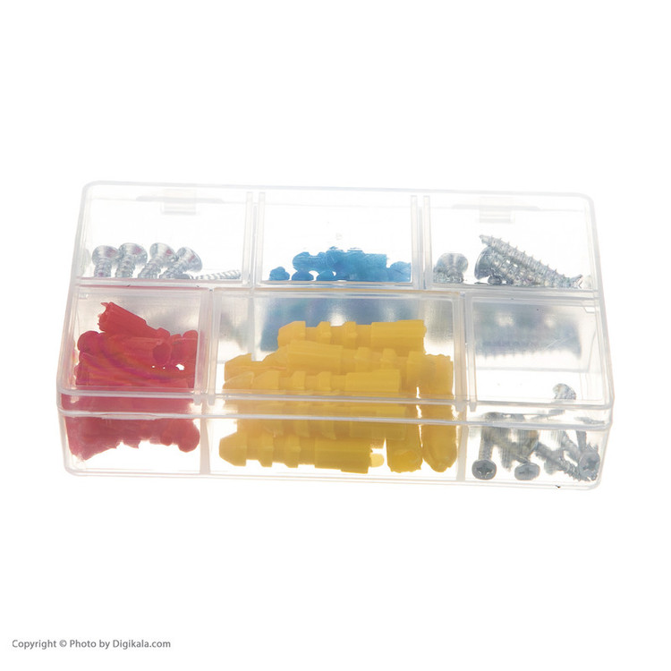 دریل پیچ گوشتی چکشی شارژی 10 میلی متری 212 ولت جاب مدل JB-212 ACCESSORIES مجموعه 199 عددی