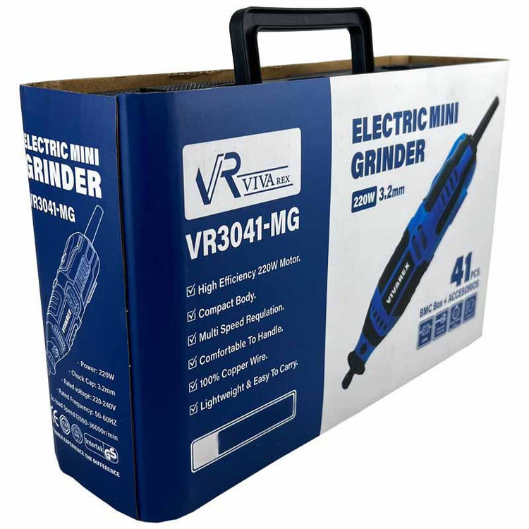 فرز مینیاتوری دیمردار 3.2 میلیمتری 220 وات ویوارکس مدل VR3041-MG مجموعه 41 عددی