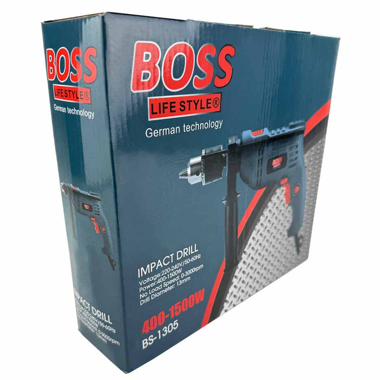 دریل چکشی 13 میلیمتری 1500وات باس مدل BS1305