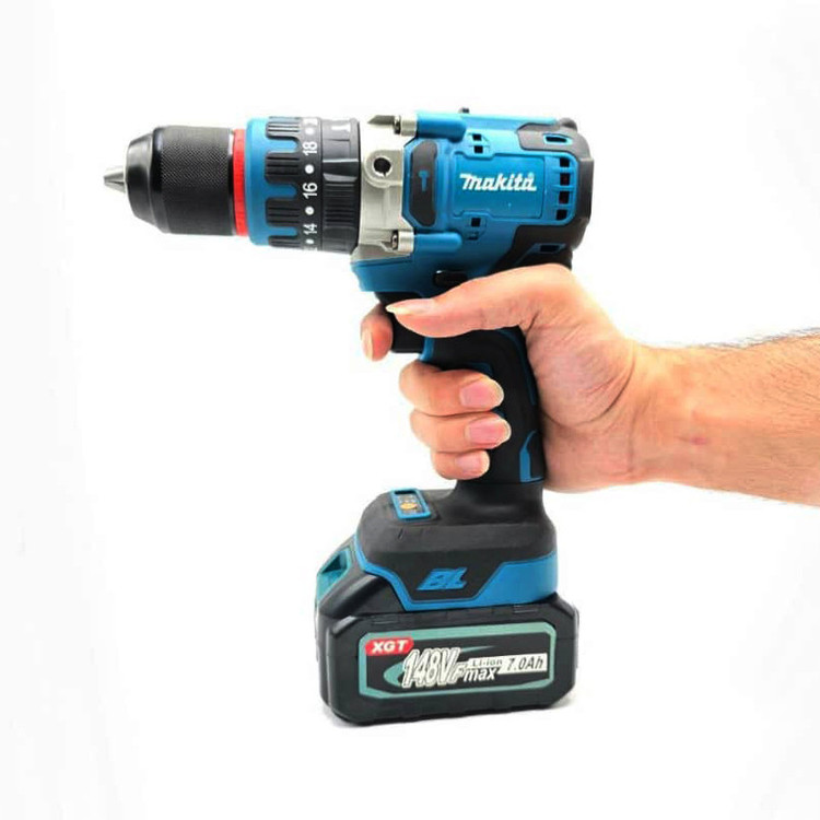 مجموعه 25 عددی دریل گیربکسی چکشی سه نظام 13میلیمتری 148 ولت ماکیتا مدل MV05-148V