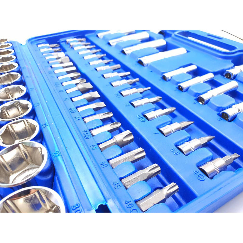 آچار بکس جغجغه ای باس مدل DR-1/4-1/2 مجموعه 94 عددی