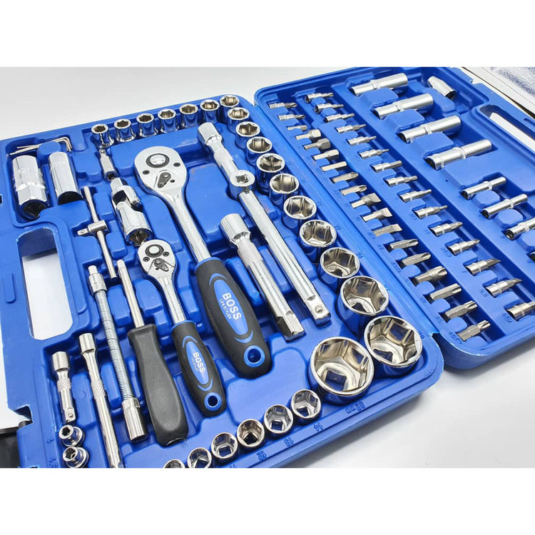 آچار بکس جغجغه ای باس مدل DR-1/4-1/2 مجموعه 94 عددی