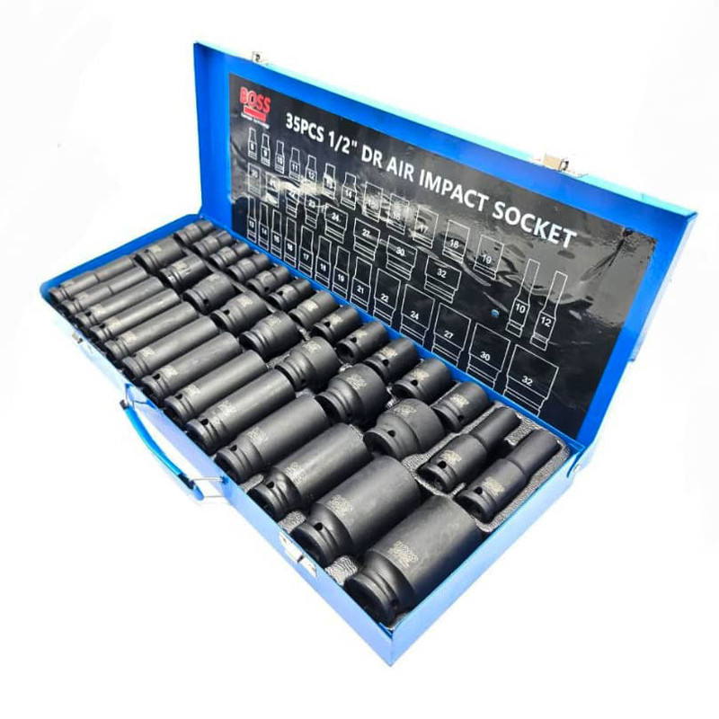 آچار بکس باس مدل BS-35pcs مجموعه 35 عددی
