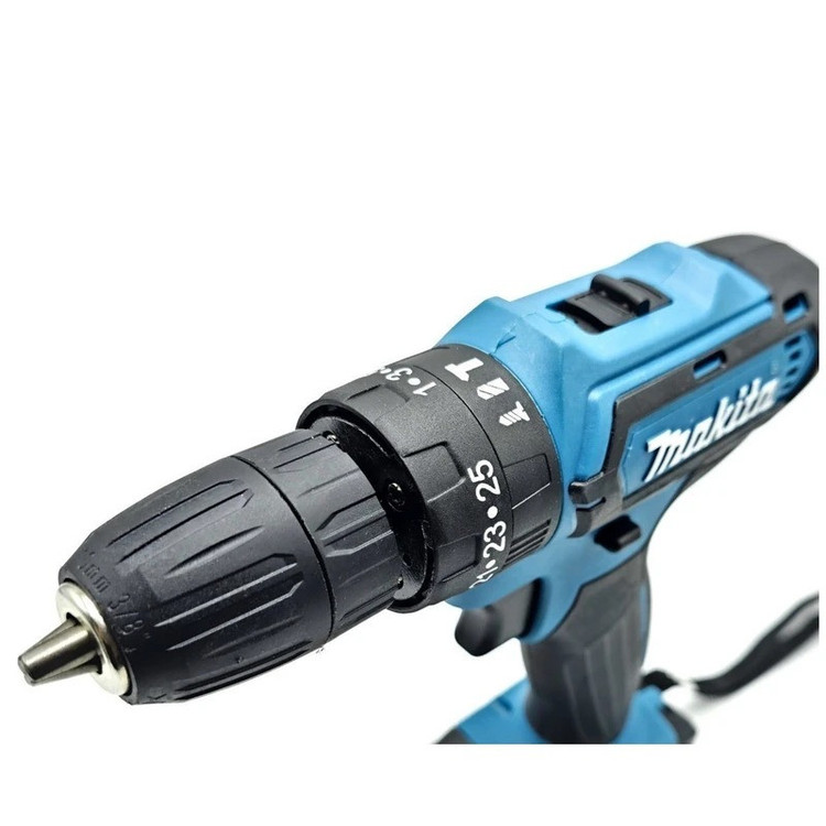 دریل چکشی شارژی سه نظام 10 میلیمتری 188ولت ماکیتا مدل 27-261 مجموعه 32 عددی