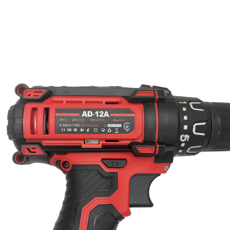پیچ گوشتی شارژی ادون مدل AD-12A-NEW مجموعه 12 عددی