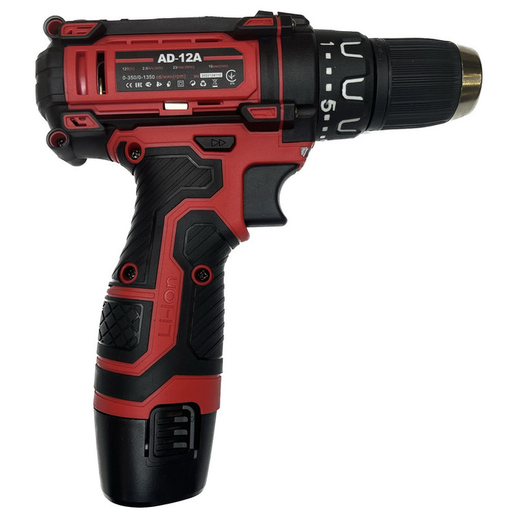 پیچ گوشتی شارژی ادون مدل AD-12A-NEW مجموعه 12 عددی