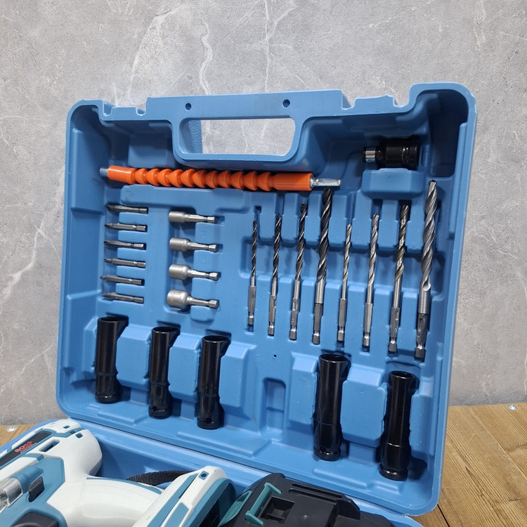 آچار بکس شارژی صنعتی باس مدل LIFE_STYLE کد 1 درایو 1/2 اینچ مجموعه 29 عددی