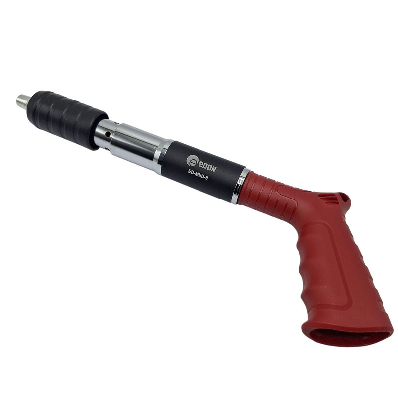 میخ کوب صنعتی ادون مدل ED _ MID_ 8 سایز 20- 50 میلی متر به همراه 20 عدد میخ چاشنی مجموعه 30 عددی