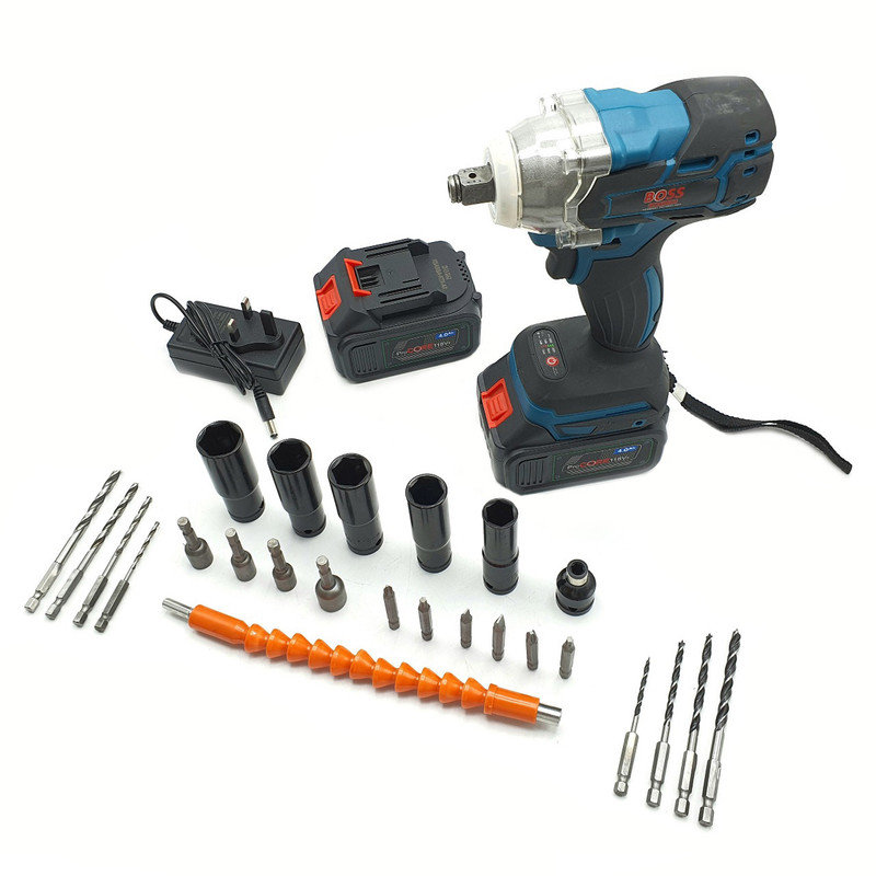 آچار بکس شارژی باس مدل 118V4A مجموعه 25 عددی