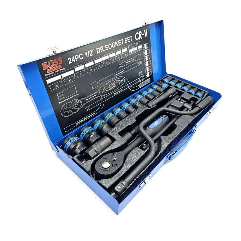 آچار بکس باس مدل BS-24PC BLACK مجموعه 24 عددی