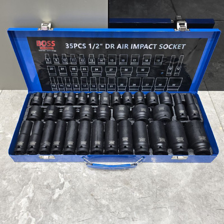 سری آچار بکس باس مدل 35PCS مجموعه 36 عددی