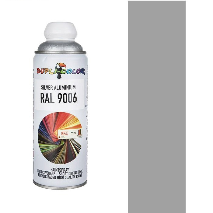 اسپری رنگ نقره ای مات دوپلی کالر مدل Aluminium 9006 حجم 400 میلی لیتر