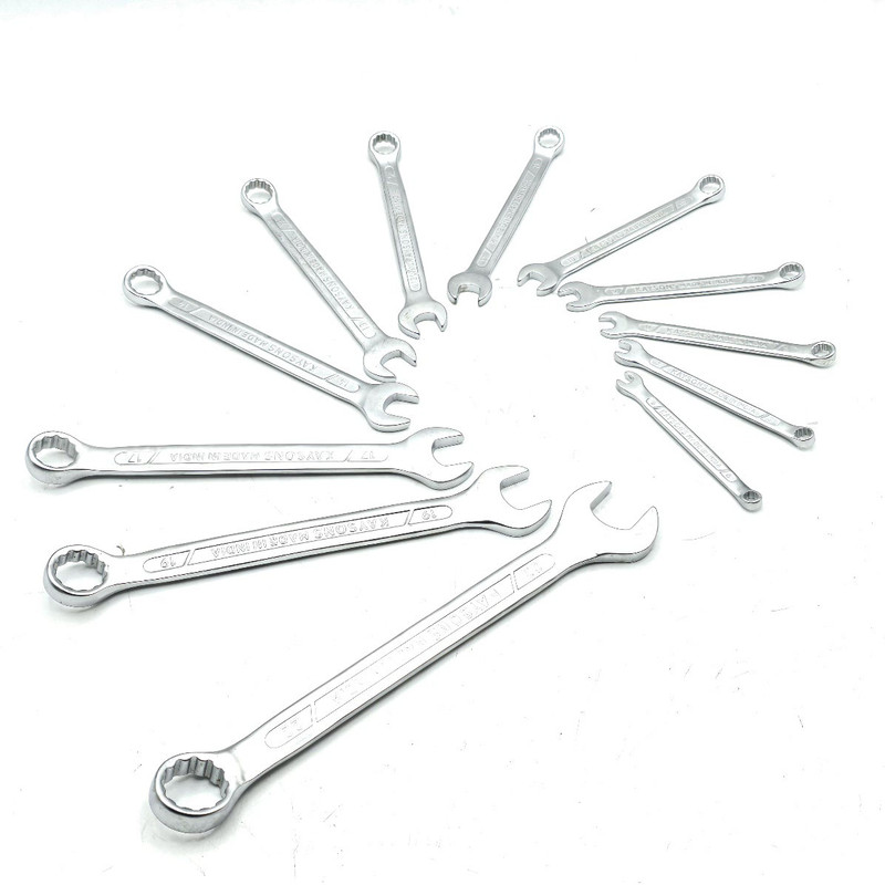 آچار یکسر تخت و یکسر رینگی کیسون مدل 6MM-22MM-12PCS مجموعه 12 عددی