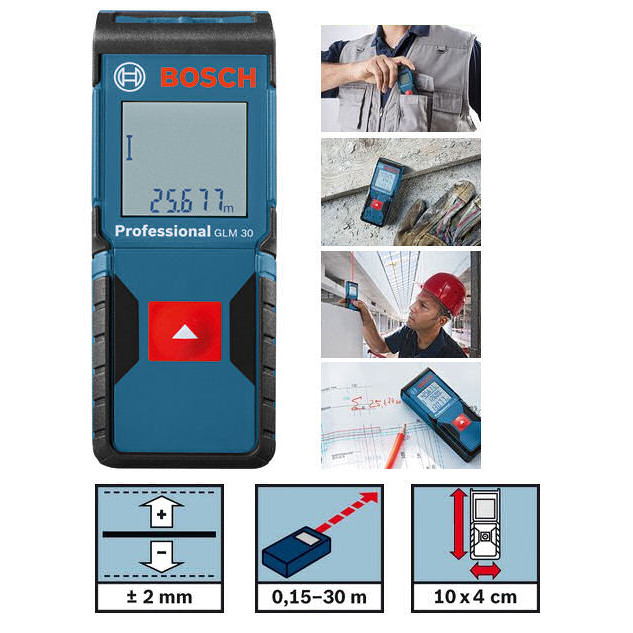 متر لیزری بوش مدل GLM 30