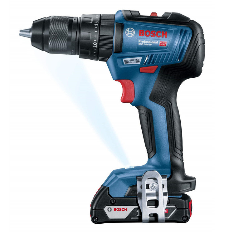دریل پیچ گوشتی چکشی شارژی بوش مدل GSB 18V-50 Professional HEAVY DUTY