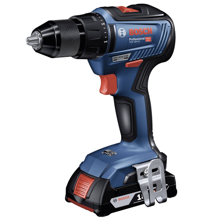 دریل پیچ گوشتی چکشی شارژی بوش مدل GSB 18V-50 Professional HEAVY DUTY