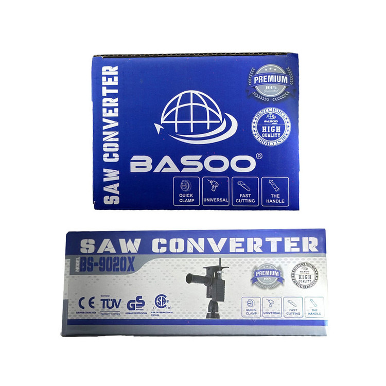 مبدل دریل به اره عمودبر باسو مدل BS-9020X به همراه تیغه اره عمود بر مجموعه 4 عددی