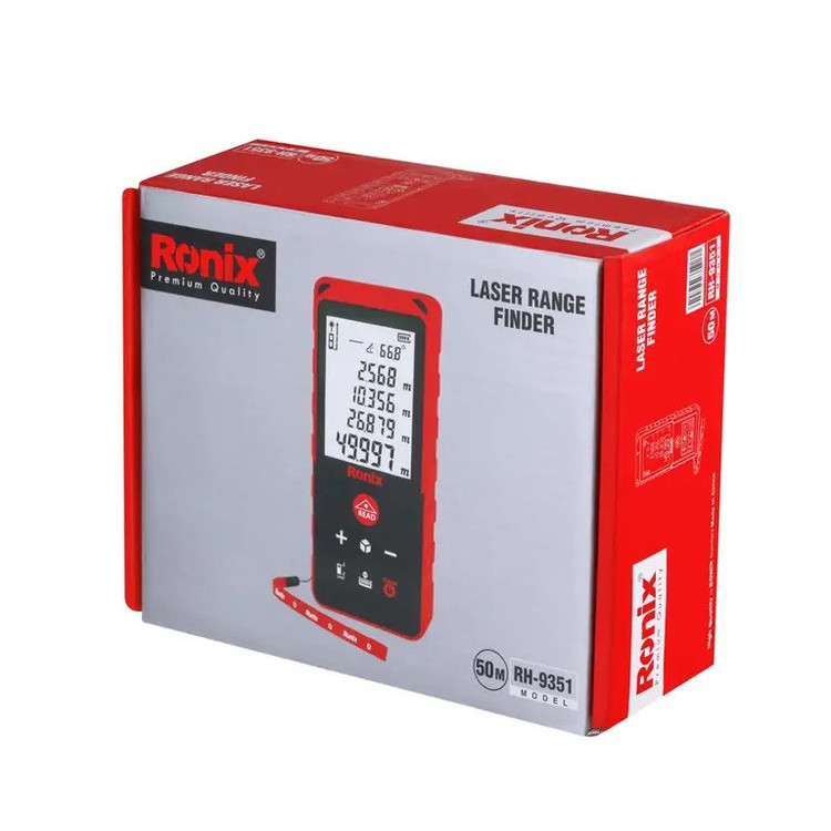 متر لیزری رونیکس مدل RH-9351 برد 50 متر