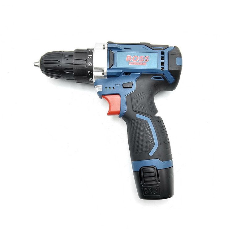 دریل پیچ گوشتی شارژی چکشی باس مدل 18V مجموعه 25 عددی