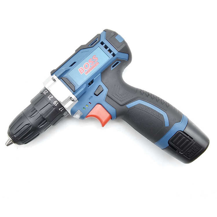 دریل پیچ گوشتی شارژی چکشی باس مدل 18V مجموعه 25 عددی