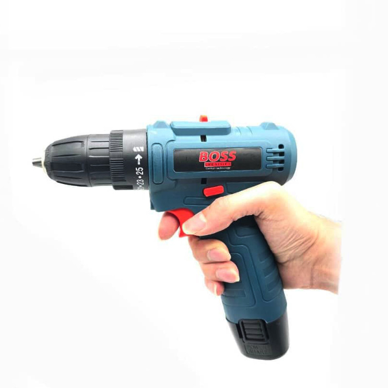 دریل پیچ گوشتی 10میلیمتری18ولت باس مدل LIFE STYLE-18V-2BK مجموعه 25 عددی