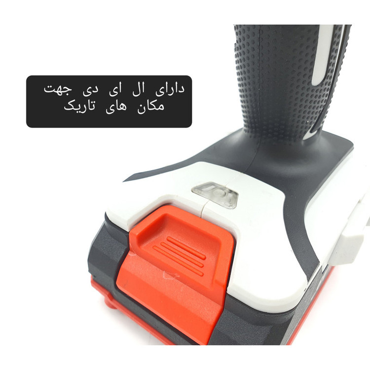 دریل شارژی چکشی باس مدل 36V-NEW مجموعه 31 عددی