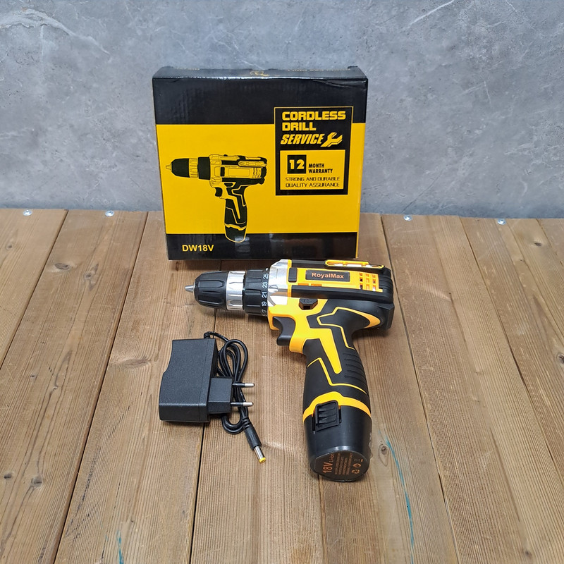 دریل پیچ گوشتی رویال مکس مدل 18V کد 01