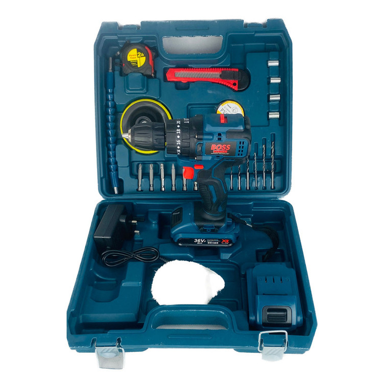 مجموعه 31 عددی دریل پیچ گوشتی شارژی باس مدل BRUSHLESS-36VF