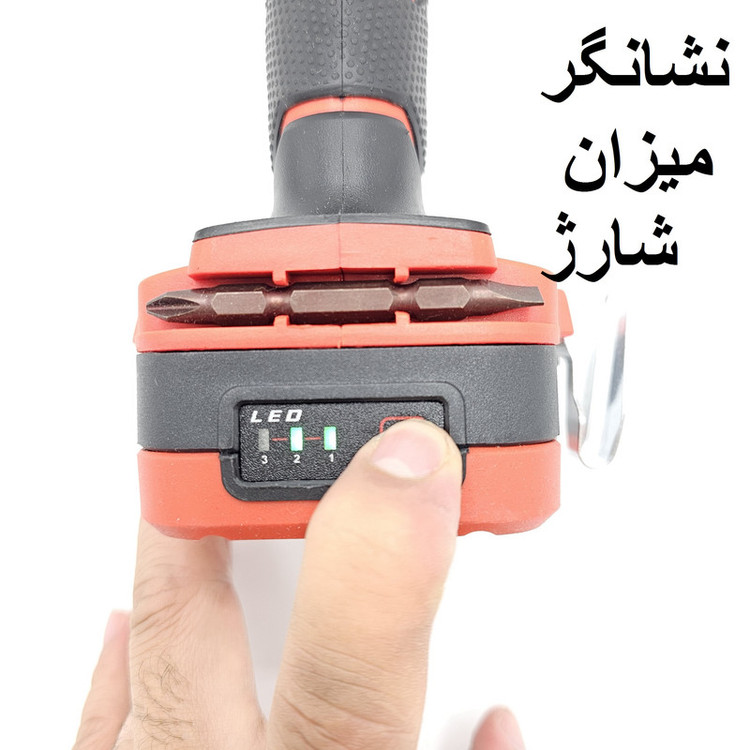 دریل چکشی شارژی صنعتی باس مدل BS0025