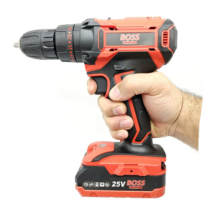 دریل چکشی شارژی صنعتی باس مدل BS0025
