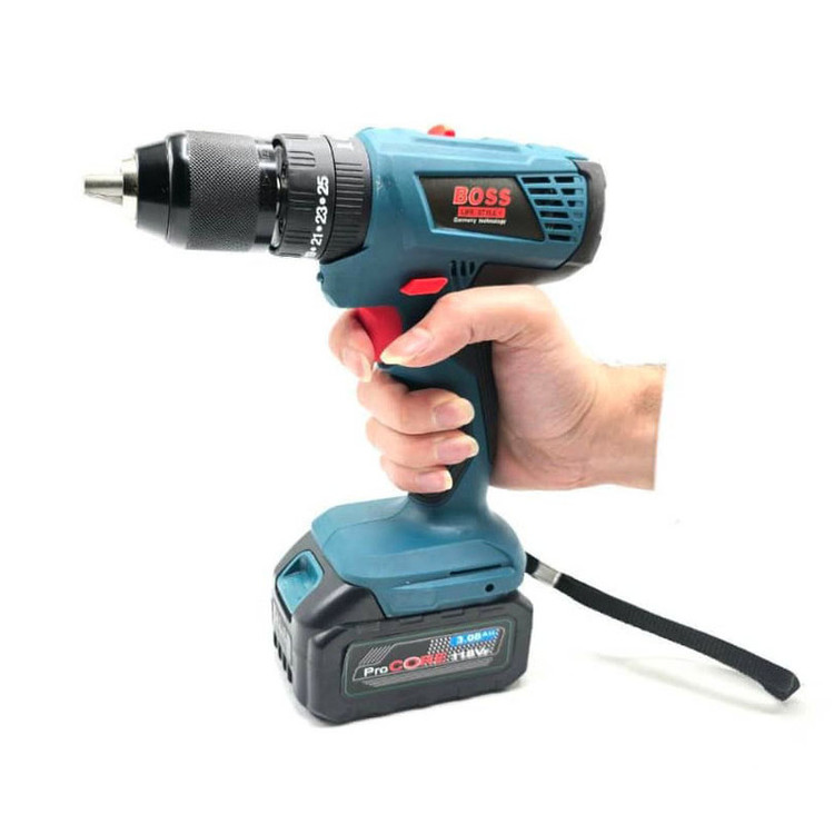 مجموعه 20 عددی دریل چکشی شارژی باس مدل BS-BVC 118V