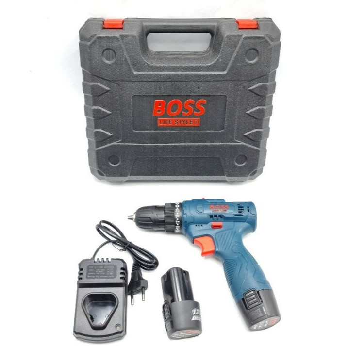 مجموعه 30 عددی دریل پیچ گوشتی شارژی باس مدل Cordless Drill12V