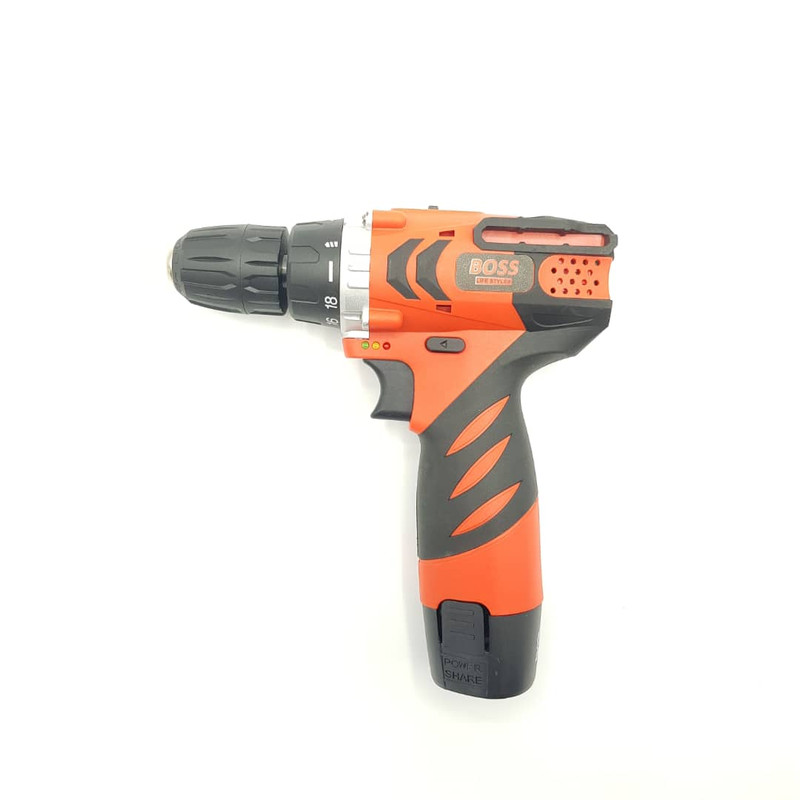 مجموعه 26 عددی دریل پیچ گوشتی شارژی باس مدل Cordless Drill