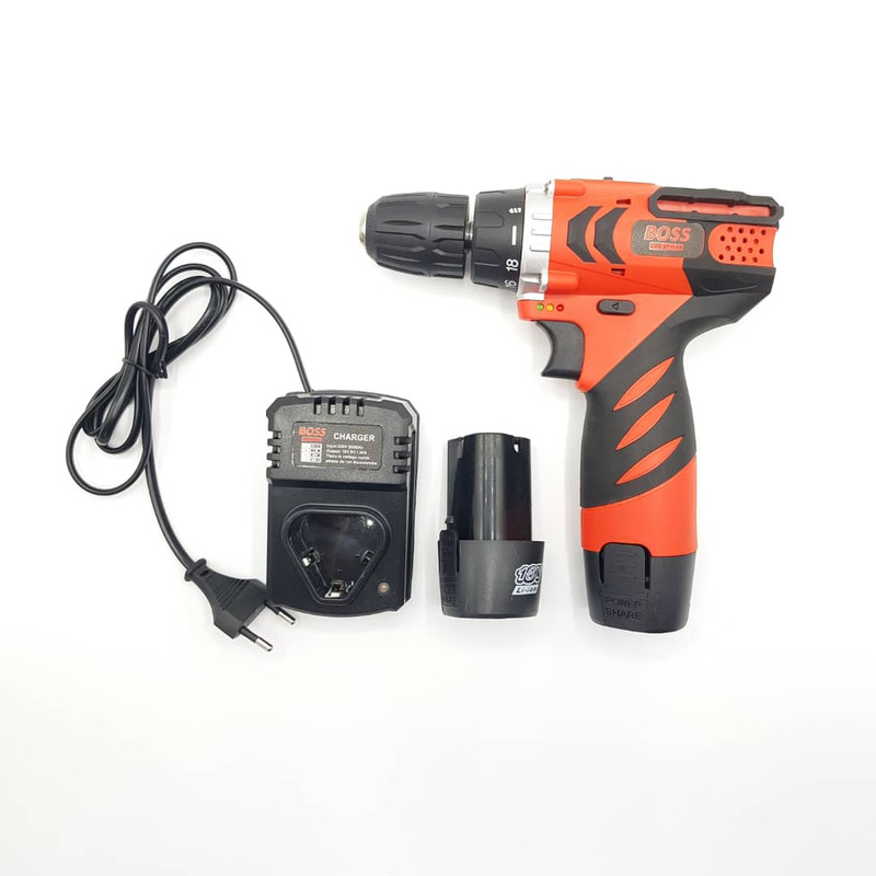 مجموعه 26 عددی دریل پیچ گوشتی شارژی باس مدل Cordless Drill