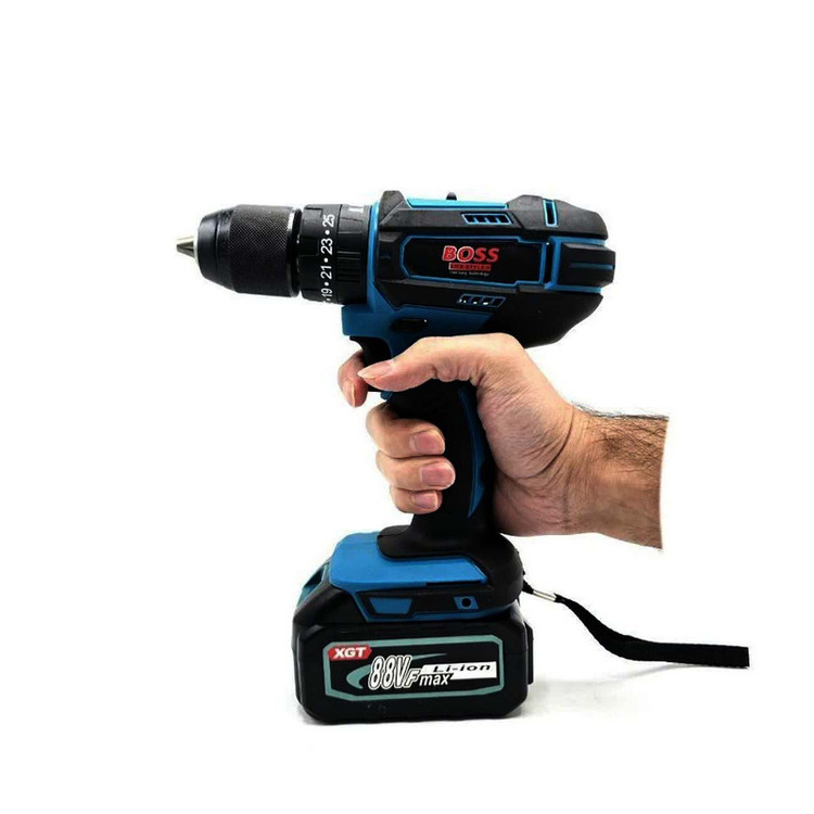 دریل چکشی شارژی 10میلی متری 88 ولت باس مدل LIFE STYLE -88V