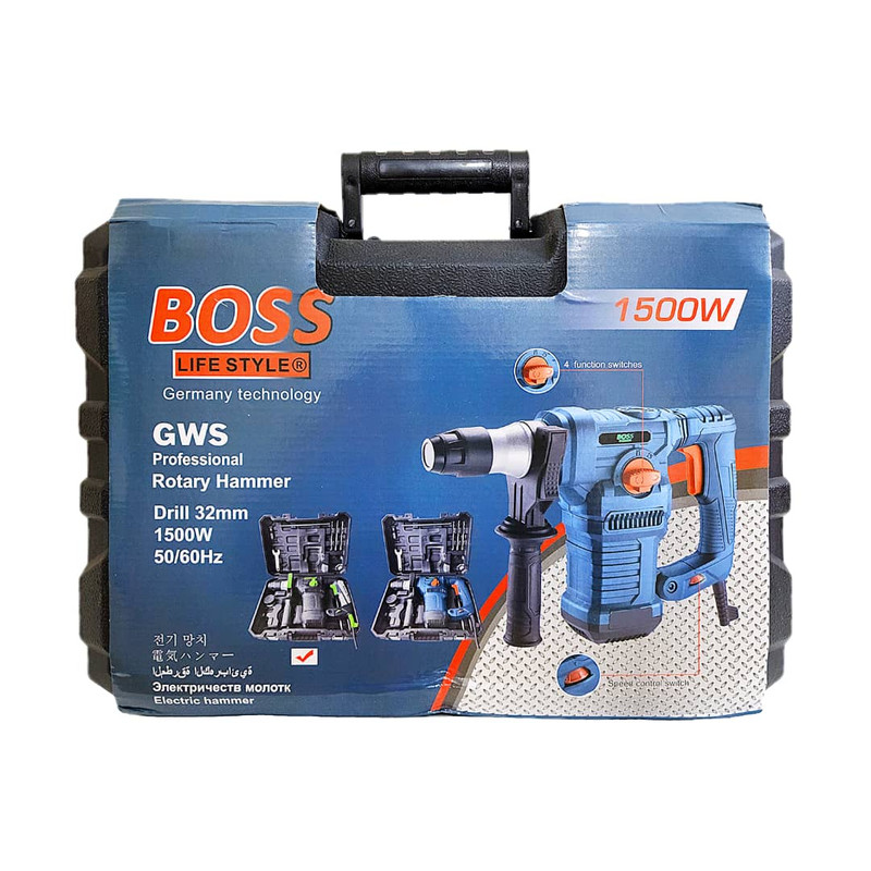 دریل بتن کن صنعتی باس مدل Boss1500w
