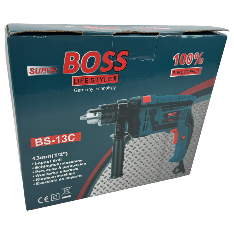 دریل چکشی باس مدل bs-13c new کد 1