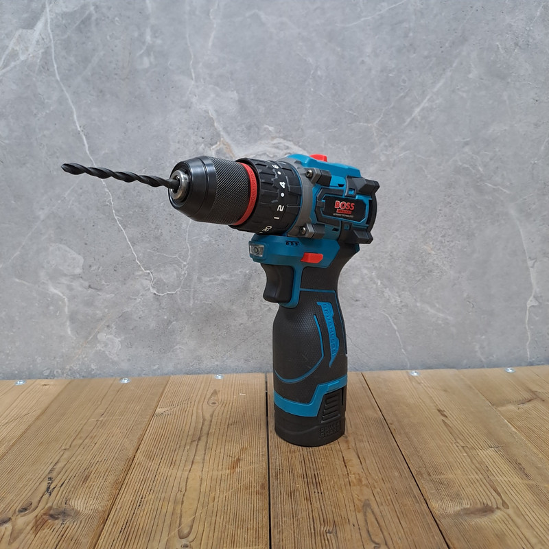دریل چکشی شارژی صنعتی باس مدل 24V مجموعه 27 عددی