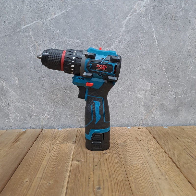 دریل چکشی شارژی صنعتی باس مدل 24V مجموعه 27 عددی