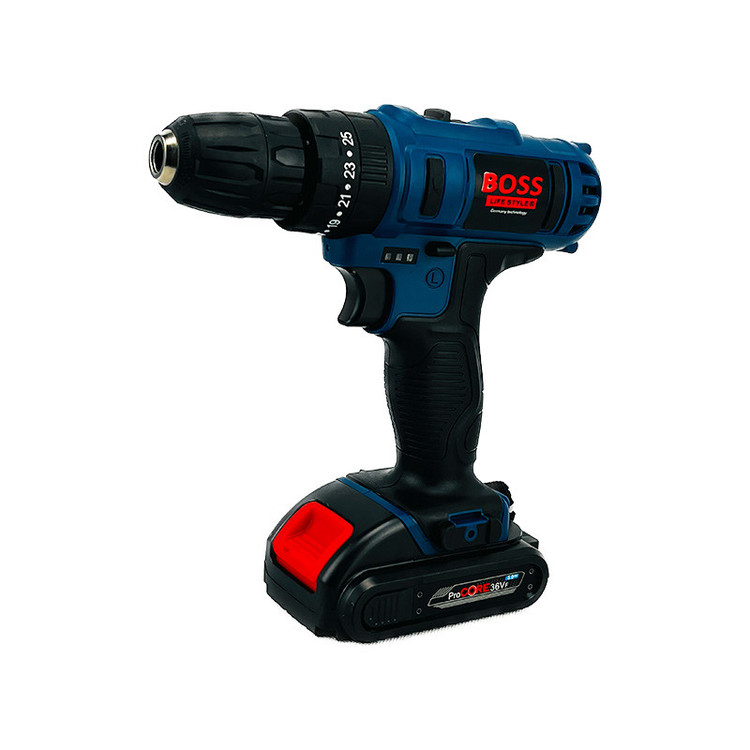 مجموعه 30 عددی دریل پیچ گوشتی شارژی باس مدل BS-36V